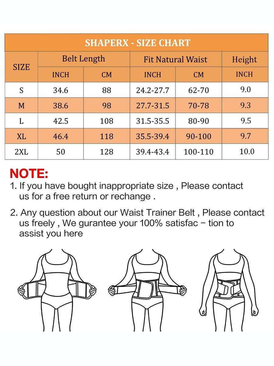 SHAPERX Waist Shaper Belt