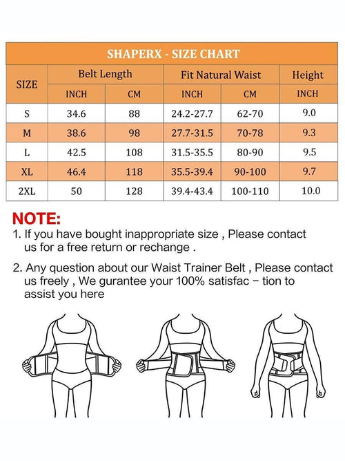 SHAPERX Waist Shaper Belt